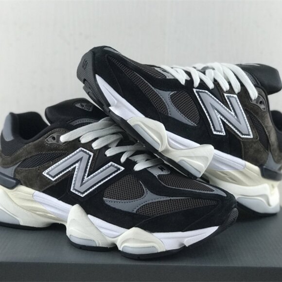 New Balance 9060 Black and Blue Men's Sneakers - Picture 9 of 15